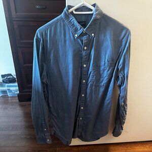Lucky Brand blue collared shirt